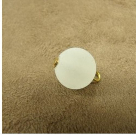 JOLI BOUTON-PERLE NACRE irisé 12 mm