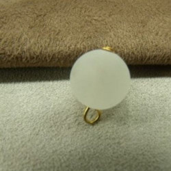 JOLI BOUTON-PERLE NACRE irisé 12 mm