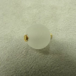 JOLI BOUTON-PERLE NACRE irisé 12 mm