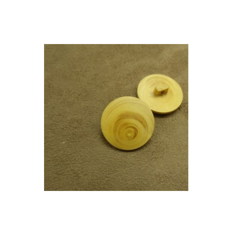 LOT DE 6 boutons à bois 22 mm