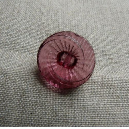 bouton acrylique bordeaux transparent,de belle qualité