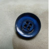 BOUTON POLYESTER BLEU MARINE  à 4 trous,26 mm,de belle qualité