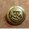 BOUTONS MILITAIRES ACRYLIQUE  A QUEUE OR ANCRE MARINE,27 mm