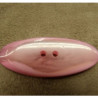 BOUTON/ BUCHETTE à 2 trous ROSE PALE,LONGUEUR: 4,5 cm / LARGEUR: 1,7 cm