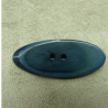 BOUTON/ BUCHETTE à 2 trous BLEU FONCE,LONGUEUR: 4,5 cm / LARGEUR: 1,7 cm