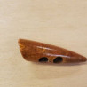 BOUTON / BÛCHETTE À 2 TROU A BOIS  ,LONGUEUR: 4,5 CM / LARGEUR: 14 MM