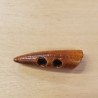 BOUTON / BÛCHETTE À 2 TROU A BOIS  ,LONGUEUR: 4,5 CM / LARGEUR: 14 MM
