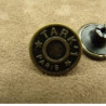 BOUTON JEAN  TARK BRONZE, 17 mm, vendu par LOT de 2 pièces