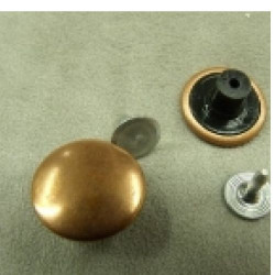 BOUTON JEAN 'S CUIVRE,17 mm,vendu par LOT de 2 pièces