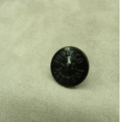 BOUTON JEAN 'S NOIR,17 mm, vendu par LOT de 2 pièces