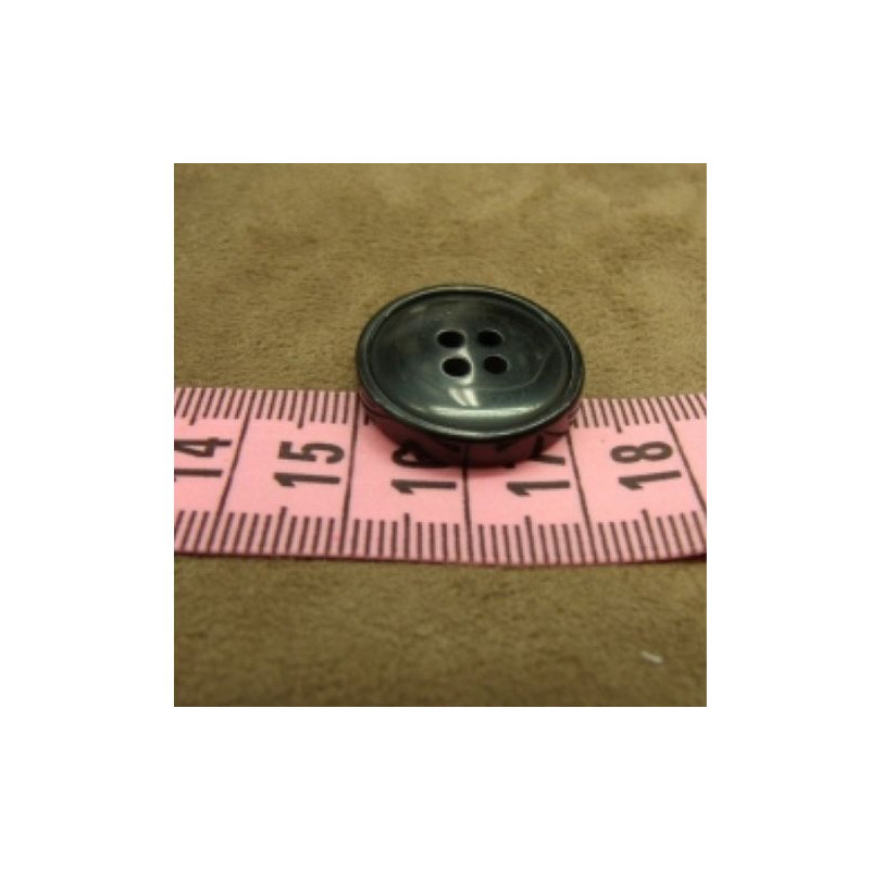 bouton acrylique a 4 trous 2,2 cm