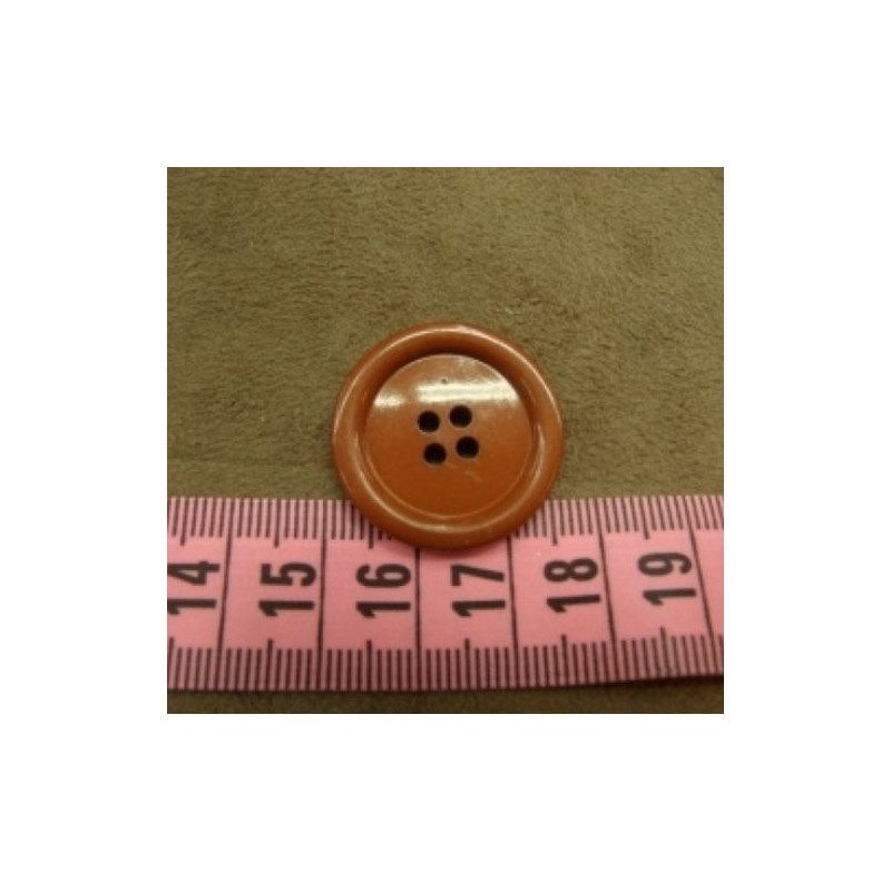 bouton acrylique à 4 trous 25 mm
