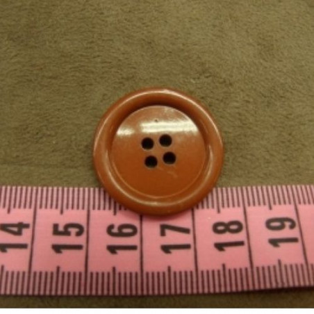 bouton acrylique à 4 trous 25 mm