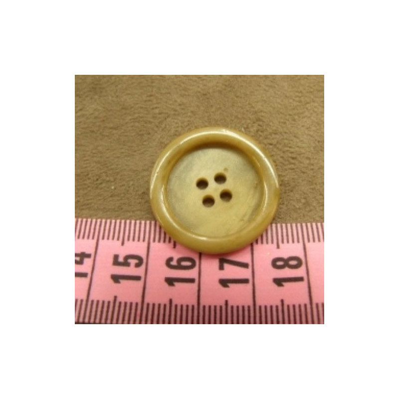bouton acrylique à 4 trous 25 mm