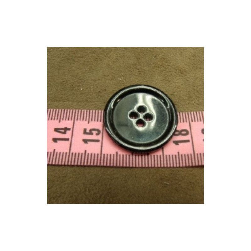 bouton acrylique à 4 trous 25 mm