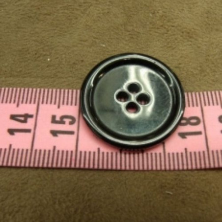bouton acrylique à 4 trous 25 mm