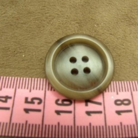 bouton acrylique à 4 trous 25 mm