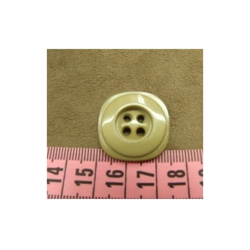 bouton acrylique  rond /carrée à 4 trous 24 mm