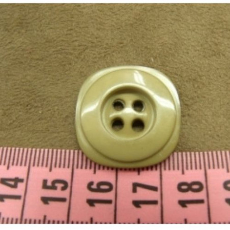 bouton acrylique rond /carrée à 4 trous 24 mm