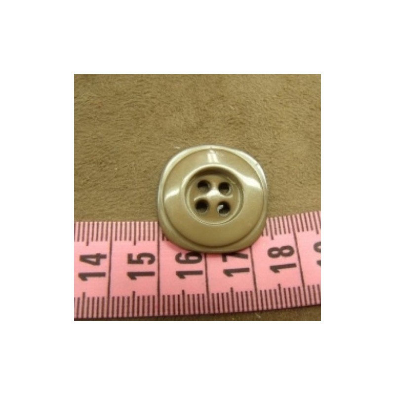 bouton acrylique  rond /carrée à 4 trous 24 mm