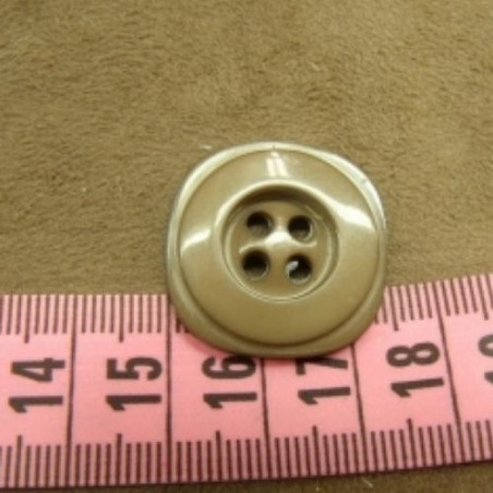 bouton acrylique rond /carrée à 4 trous 24 mm
