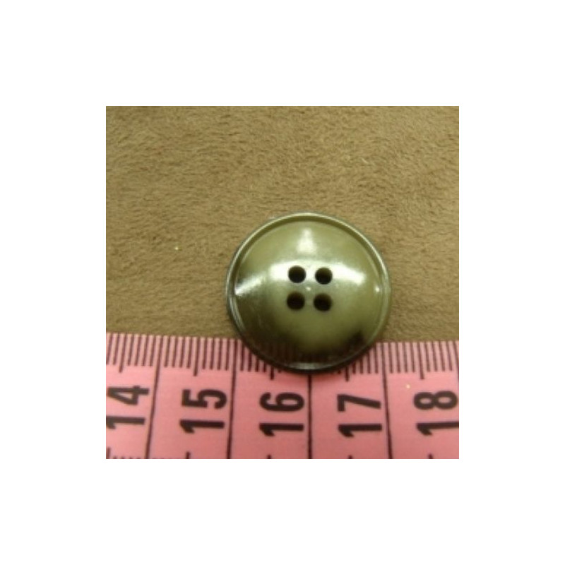 bouton acrylique  à 4 trous 22 mm