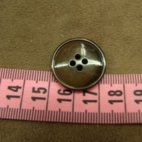 bouton acrylique à 4 trous 22 mm