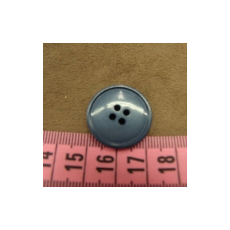 bouton acrylique  à 4 trous 22 mm