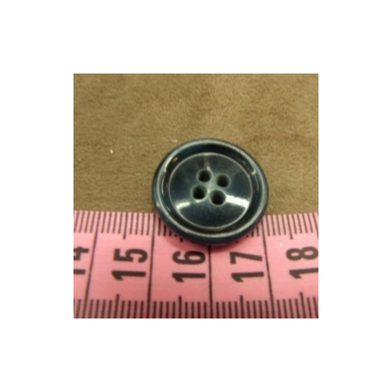 bouton acrylique  à 4 trous 22 mm