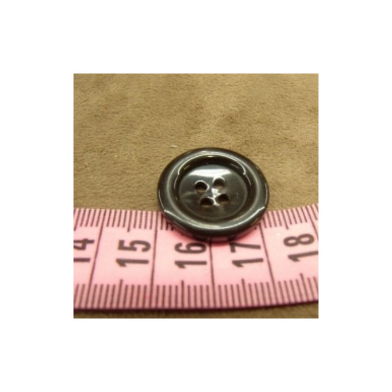 bouton acrylique  à 4 trous 22 mm