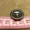 bouton acrylique  à 4 trous 22 mm
