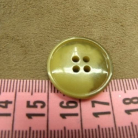 bouton acrylique marbré à 4 trous, 22 mm,de belle qualité