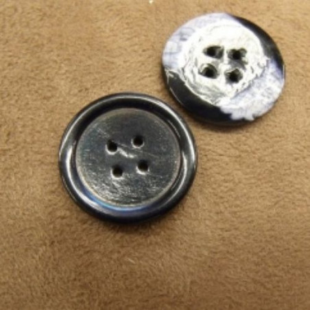 bouton acrylique à 4 trous 22 mm