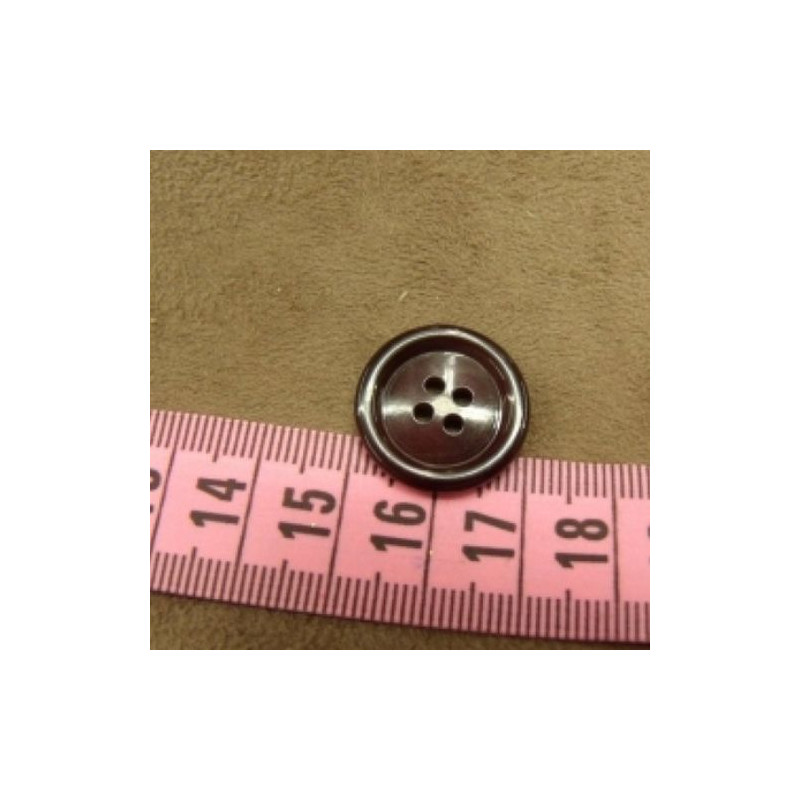 bouton acrylique à 4 trous 20 mm