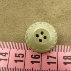 bouton acrylique beige à 4...