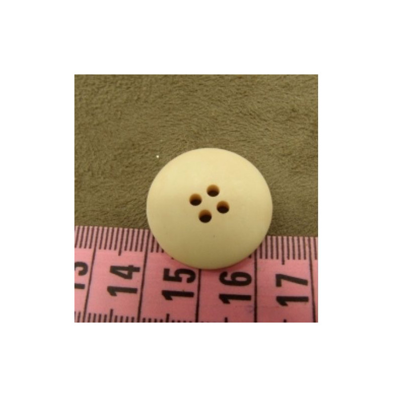 bouton acrylique saumon à 4 trous,23 mm,de belle qualité