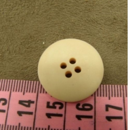 bouton acrylique saumon à 4 trous,23 mm,de belle qualité