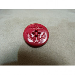 BOUTON ANCRE MARINE- ROUGE