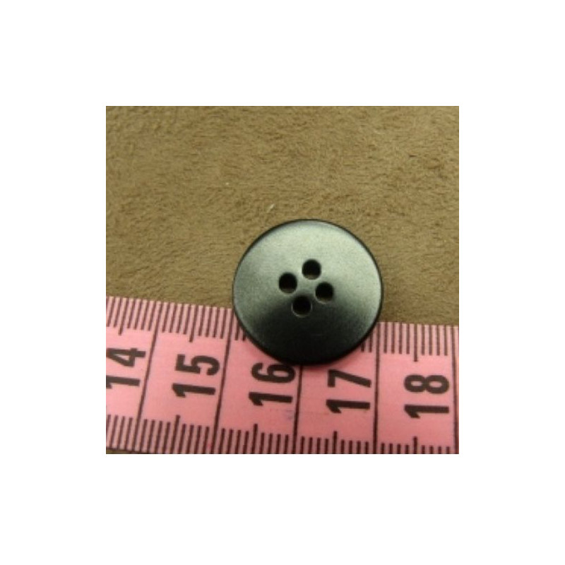 bouton acrylique marine à 4 trous, 20 mm,de belle qualité