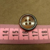 bouton acrylique marron à 4 trous, 19 mm,de belle qualité