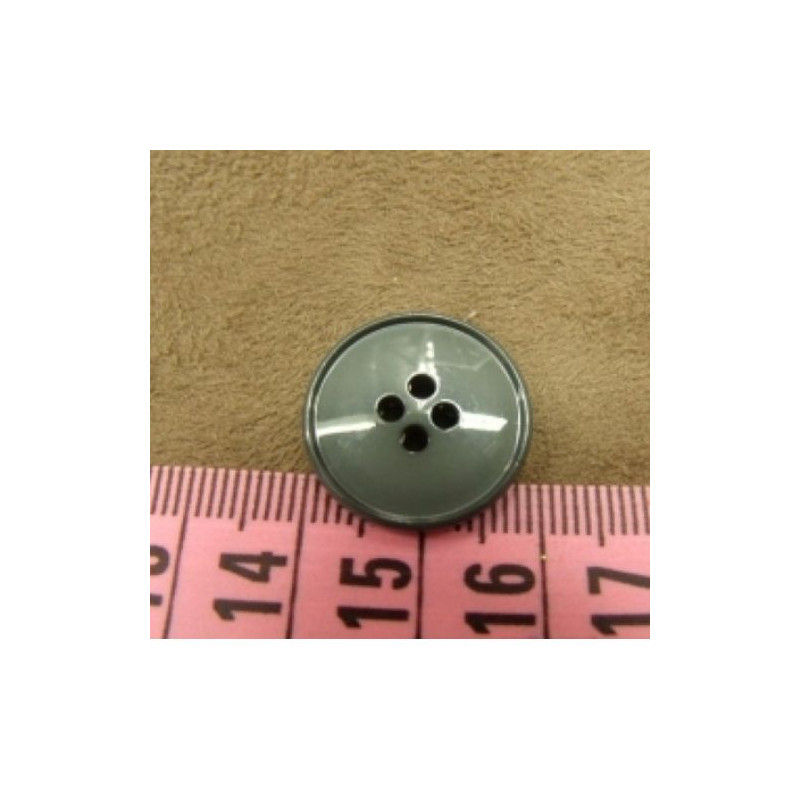 bouton acrylique beige à 4 trous, 19  mm, de belle qualité