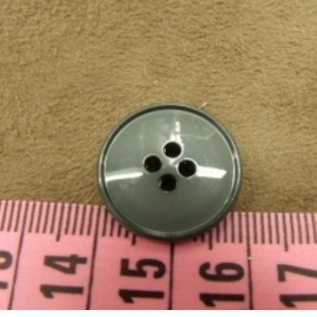 bouton acrylique beige à 4 trous, 19 mm, de belle qualité