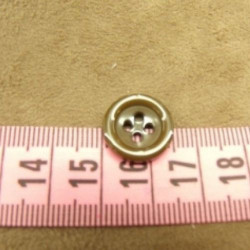 bouton acrylique marron ,15...
