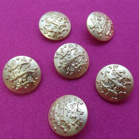 bouton acrylique or,23 mm,vendu par 6