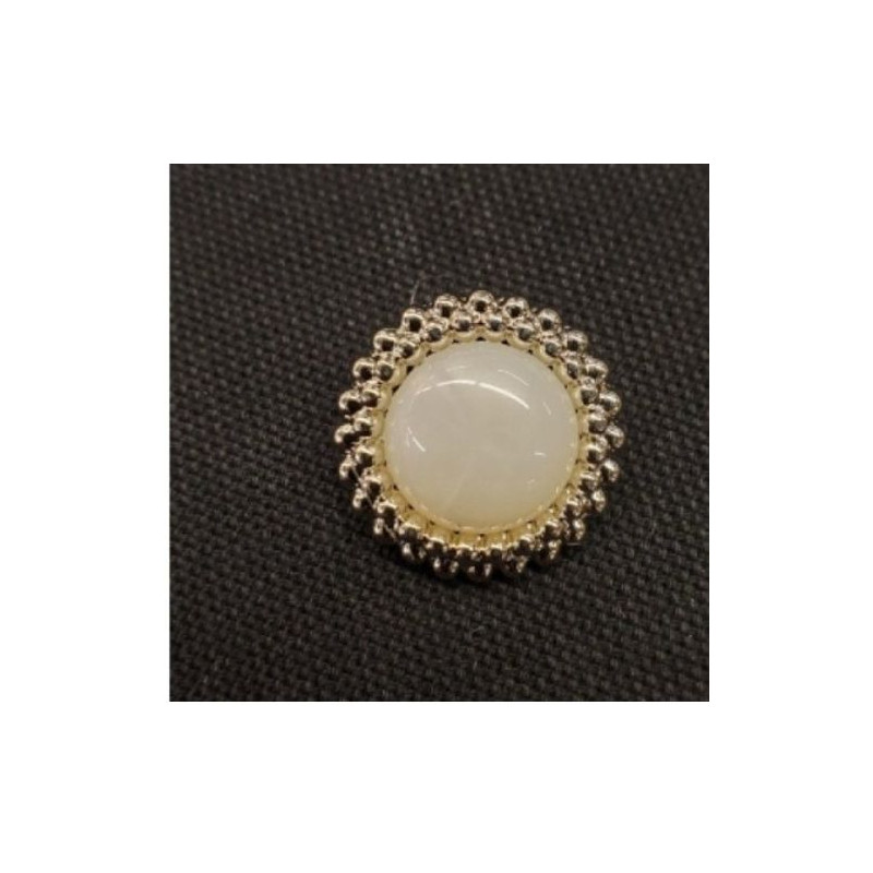 NOUVEAU bouton acrylique argent nacré ,21 mm, soit 1.08€ € l'unité