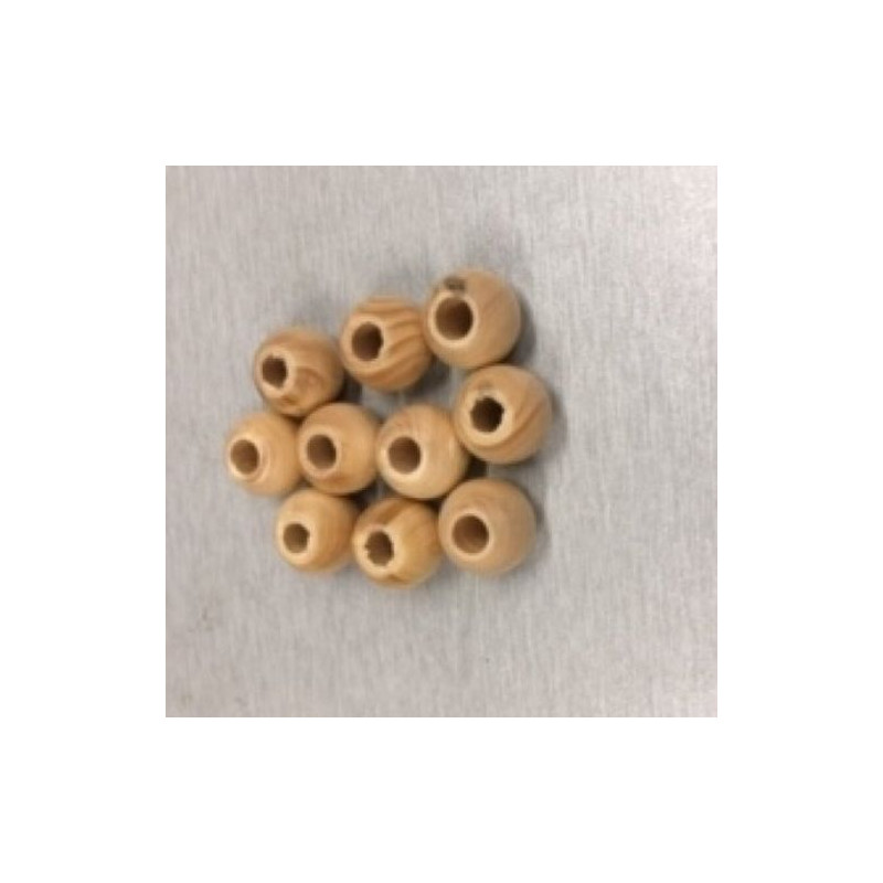 NOUVEAU perles en bois diametre:13 mm,vendu par 10