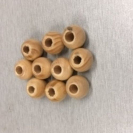 NOUVEAU perles en bois diametre:13 mm,vendu par 10