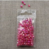 PERLES ACRYLIQUES A FACETTE rose fushia 4 MM