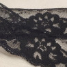 Dentelle de calais noire 4 cm