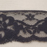 Dentelle de calais noire 4 cm